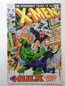 The X-Men #66 (1970) vs The Hulk! MUST READ!!! VG- Condition!!