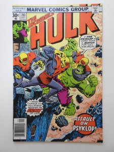 The Incredible Hulk #203  (1976) Assault on Psyklop! Fine/VF Condition!