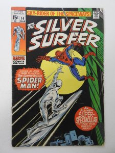 The Silver Surfer #14 (1970) VG Condition moisture stain