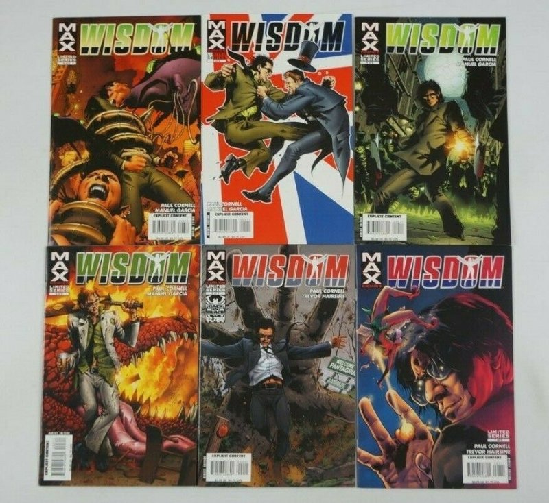 Wisdom #1-6 VF/NM complete series - excalibur spinoff - pete wisdom - marvel max