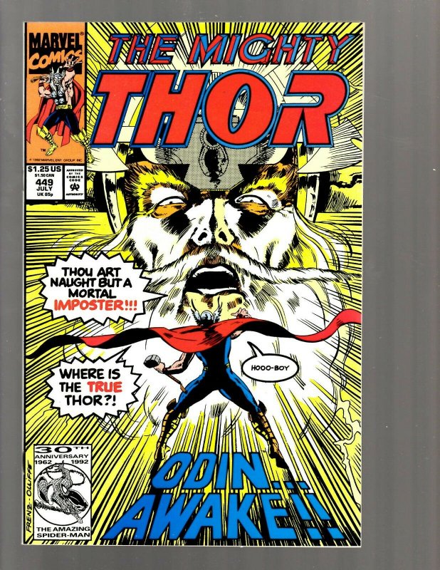 12 Thor Marvel Comics #442 443 444 445 446 447 448 449 450 451 452 +341 GK39