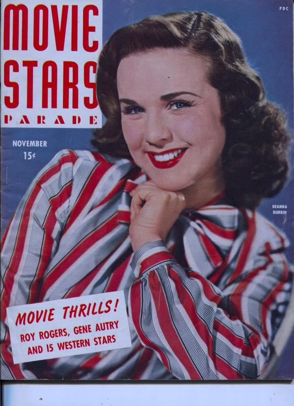 Movie Stars Parade Deanna Durbin Roy Rogers Ronald Reagan - 