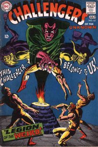 Challengers of the Unknown #62 FN ; DC | July 1968 Legion of the Weird