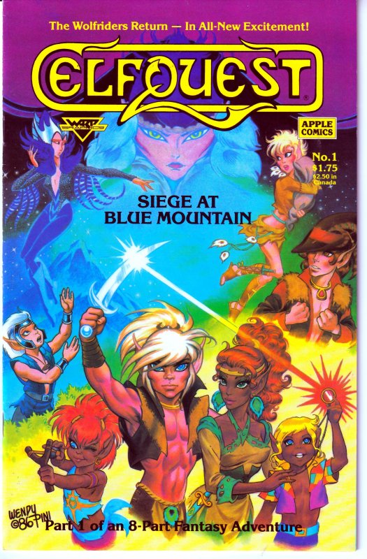 Elfquest-Siege on Blue Mountain#1,2,3,4,5,6,7,8  Plus 25th Anniversary Special