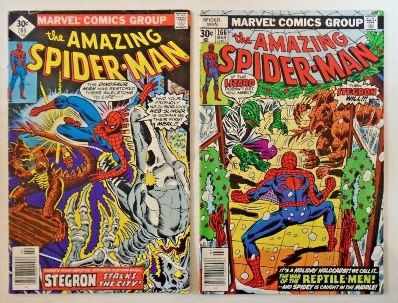 Amazing Spider-Man vol. 1 #163-166, 168-169 (6 books)