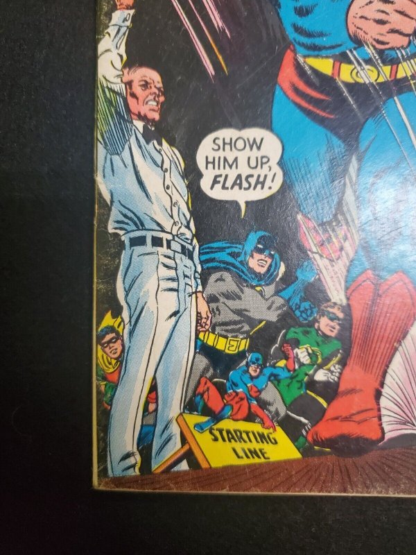 Superman #199 Key 1st Superman Vs. Flash Race 1967 DC VG