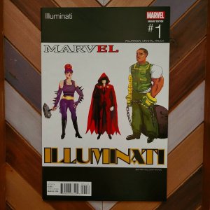 ILLUMINATI #1 VF/NM (Marvel 2016) Ice-T HIP-HOP Variant Brittany Holloway-Brown