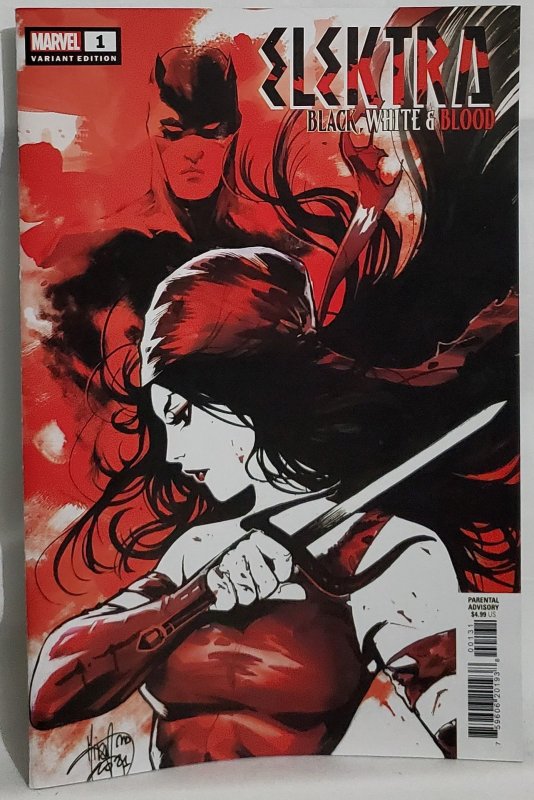 Elektra: Black, White & Blood #1 Mirka Andolfo Cover C Marvel Comics CT101