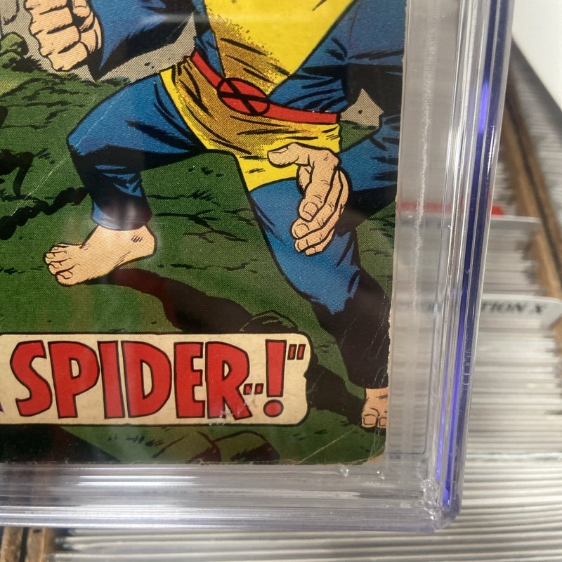 X-Men #35 CGC 4.0 SSx2 Stan Lee, Roy Thomas Signed! Custom Stan Lee Label