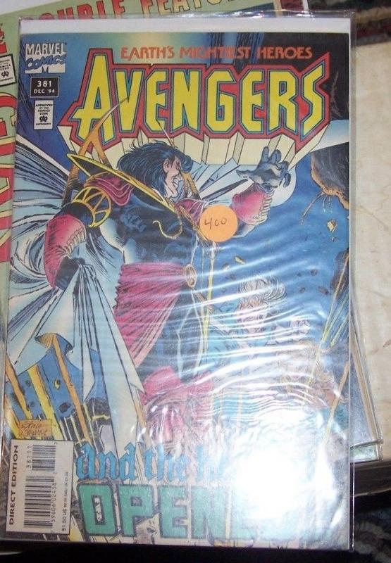 Avengers # 381 (Dec 1994, Marvel) QUICKSILVER CRYSTAL INHUMANS