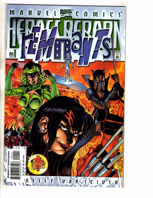 Lot Of 7 Heroes Reborn Marvel Comic Books # 1's Doom Doomsday Rebel + MORE GM15