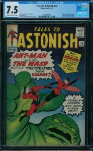 Tales to Astonish 44 CGC 7.5  1st Wasp