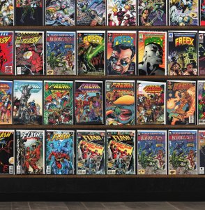 Huge Lot 150+ Comics with The Flash, Secret Weapons, Freex & More!