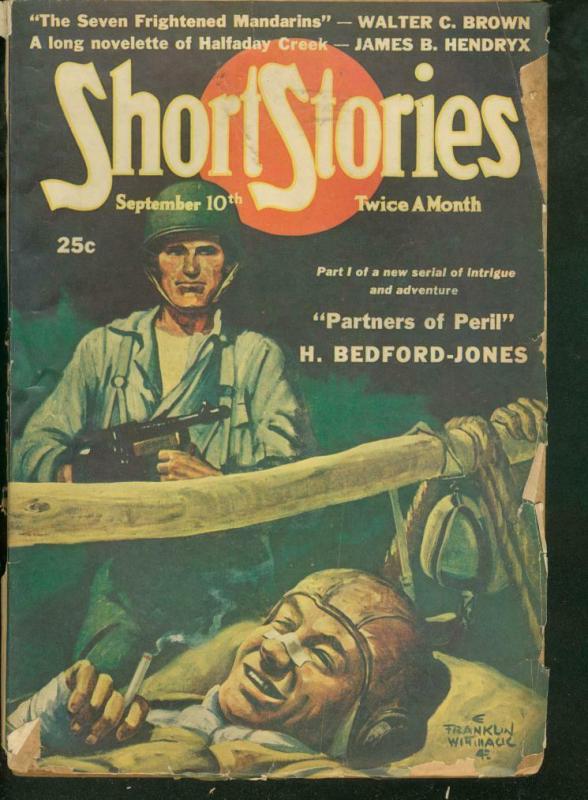SHORT STORIES PULP 1943 SEPT 10 H BEDFORD JONES SWAMI G-