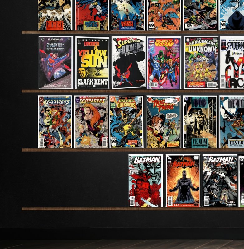 Huge Lot 140+ Comics with Batman, The New Titans, The Outsiders & More!