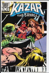Ka-Zar the Savage #21 (1982) Ka-Zar
