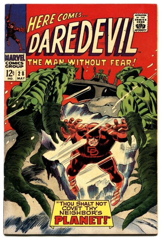 DAREDEVIL #28-MARVEL 12 CENT-SILVER AGE VF