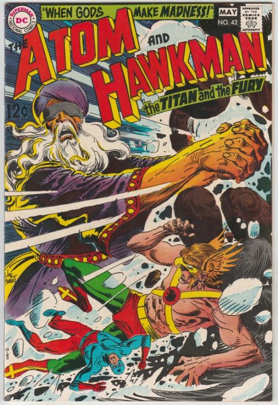 Atom and Hawkman #42 (May-69) NM- High-Grade The Atom, Hawkman