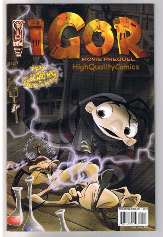 IGOR #1 2 3 4, NM, Movie Preview, John Cusack, Laboratory, 2008, Prequel