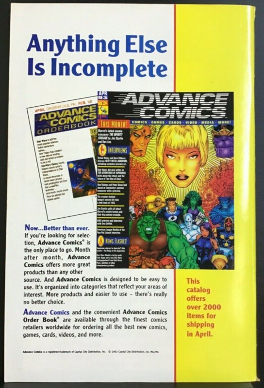 Overstreet's Comic Book Marketplace Monthly #1 - CBM - March/April 1993