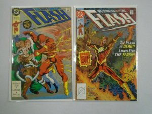 Flash comic lot 42 different from #2-50 8.0 VF (1987-91 2nd Series)