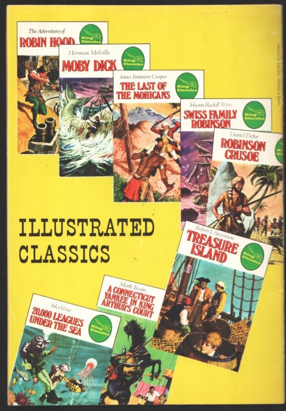 Illustrated Classics #6 1977-Robinson Crusoe-by Daniel Defoe-English language