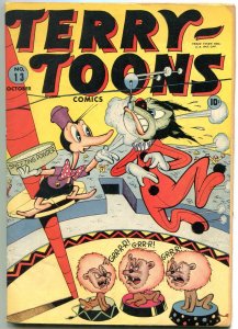 Terry-Toons #13 1943- Timely Funny Animals- Golden Age VG+