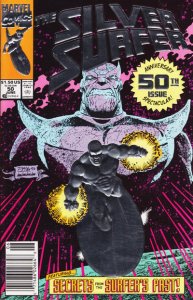 Silver Surfer, The (Vol. 3) #50 (Newsstand) VF ; Marvel | Thanos Jim Starlin 1st