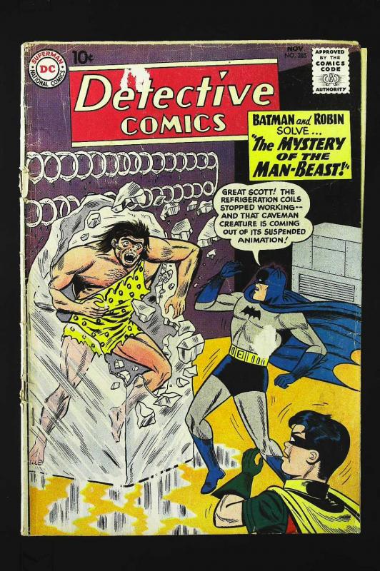 Detective Comics (1937 series) #285, Good (Actual scan)