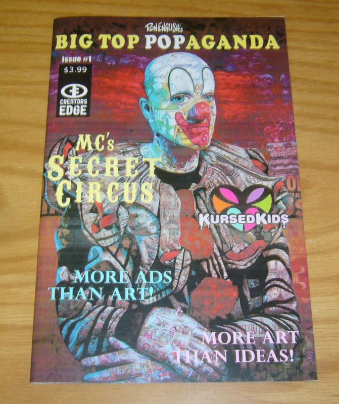 Ron English's Big Top Popaganda #1 VF/NM mc's secret circus - clown cover 2011 