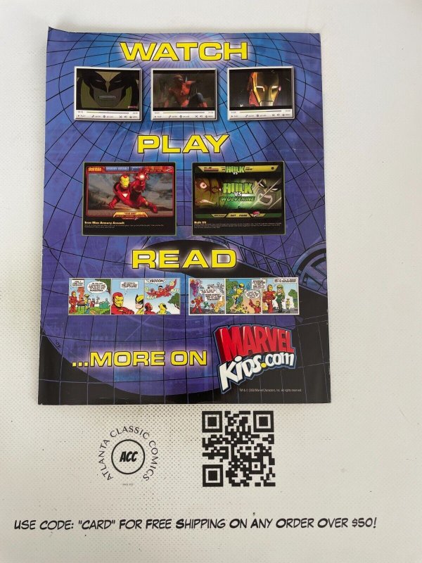 Super Hero Squad Online #1 Marvel Comic Book Magazine Wolverine Hulk Thor 7 J215