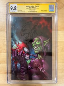 The Amazing Spider-Man #49 Parillo Virgin CGCSS 9.8 Signed Sketch by Parillo