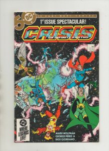 Crisis On Infinite Earths #1 - Awesome Wraparound Cover - (Grade 9.2) 1985