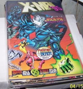 X MEN COMIC  annual # 1995 apocalypse vs sinister + phoenix PSYLOCK