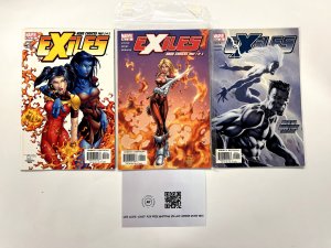 3 Exiles Marvel Comic Books # 25 26 27 Avengers Defenders Spiderman 38 JS15