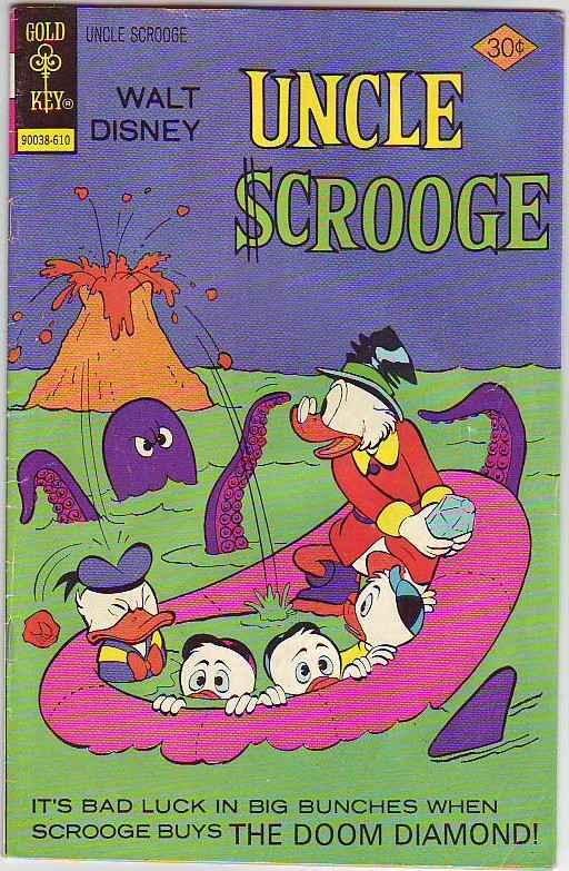 Uncle Scrooge, Walt Disney #133 (Oct-76) FN- Mid-Grade Uncle Scrooge