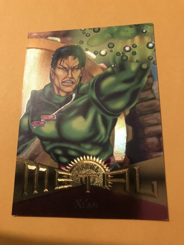 XI’AN #55 card : Marvel Metal 1995 Fleer Chromium; NM/M 2099 X-Men, base