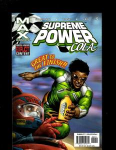 Lot of 9 Supreme Power Max Comic Books #1 1 2 3 4 5 6 7 8 HY7