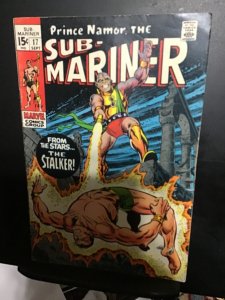 Sub-Mariner #17 (1969) mid-grade The Stalker! FN Wow