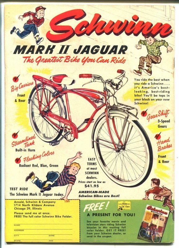 Popeye #42-1957-Dell-On Trap Island-VG/FN