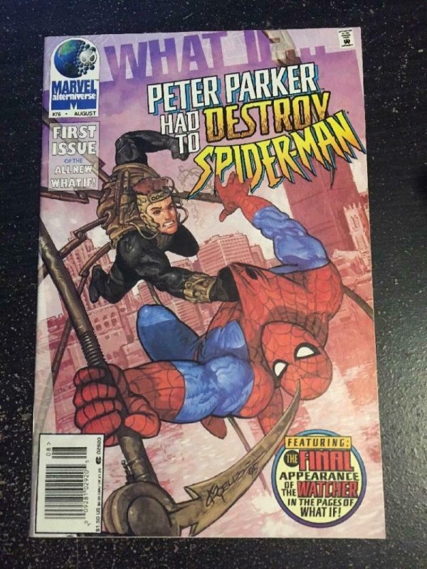 WHAT IF #76, VF/NM, Peter Parker vs Spider-man, 1989 1995, Marvel