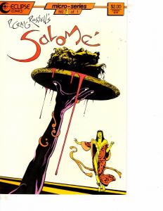 Lot Of 2 Comic Books Eclipse Salome #1 and Graphics Penguin Samurai #1   WT21