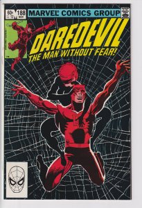 DAREDEVIL #188 (Nov 1982) FVF 7.0 off white to white!