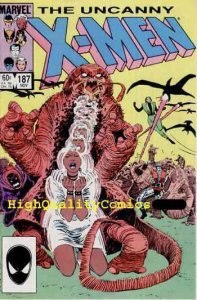 X-MEN #187, VF/NM, Wolverine, Chris Claremont, John Romita, Uncanny, WraithKill