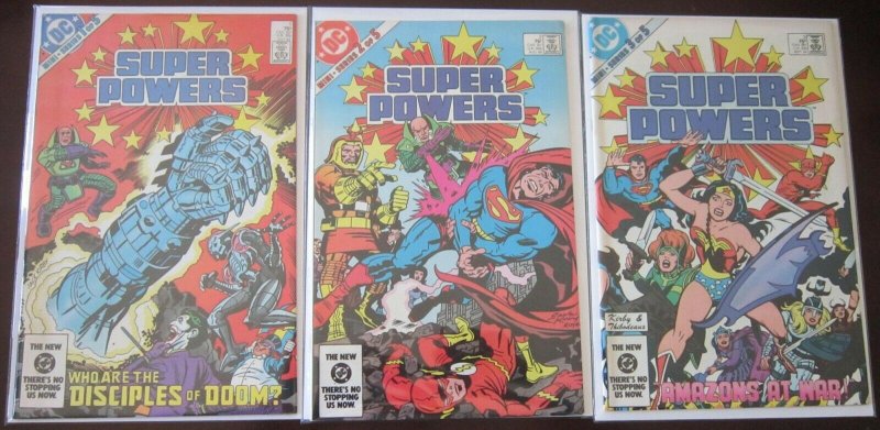 Super Powers comics set:#1-5 6.0 FN (1984)