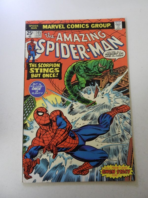 The Amazing Spider-Man #145 (1975) VF- condition MVS intact