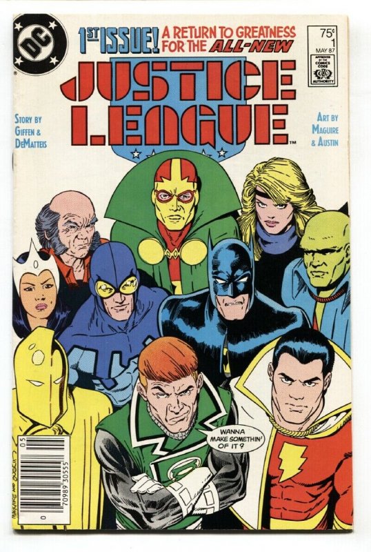 Justice League #1 Shazam, Batman, Dr. Fate-comic book-DC VF+