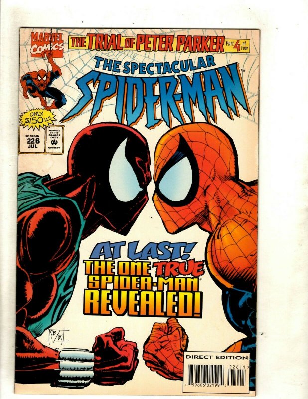 7 Spider-Man Comics Amazing 374 375 401 + Spectacular # 226 227 228 229 HJ9