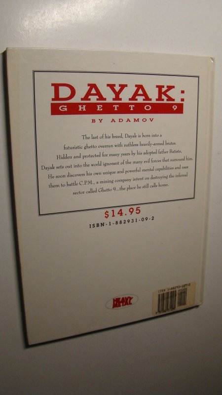 DAYAK: GHETTO 9 *SOLID* HARDBACK TRADE HEAVY METAL SCI-FI FANTASY 