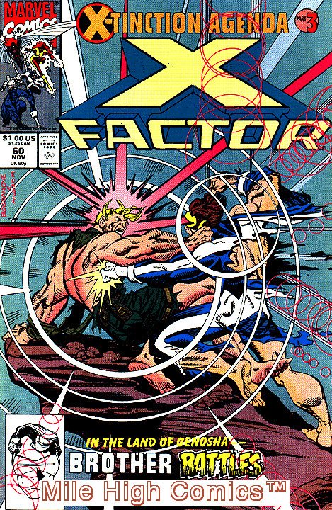 X-FACTOR (1986 Series)  (ORIGINAL X-MEN) #60 Fine Comics Book